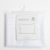 Pillowcase Ethel Hotel 70x70 cm, Straip-Satin, 1x1, white color, 100% cotton, 125g/m2
