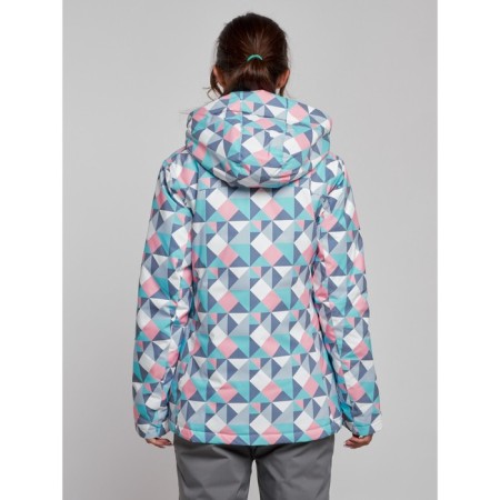 Ski jacket women's, size 48, gray color-3