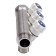 Aqualink threaded manifold, 3/4 "x3/4" x1/2 ", internal/outer, 4 outputs, with valves