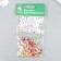 A set of plastic beads "Astra" 6 mm, 2 types of 20 g, (66879)