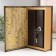 Safe-book wood to the leatherette "telephone reference" 21x13x5 cm