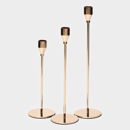 Set of candlesticks "Classic" 3 pcs 22.5/27/32.5x8cm