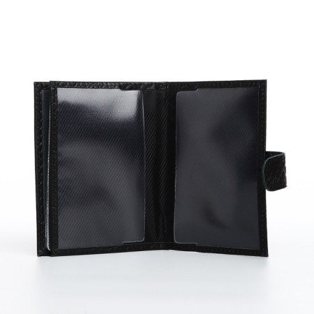 Cover for autoDocations and passports, black color-3