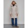 Coat insulated winter female, size 46, color light gray