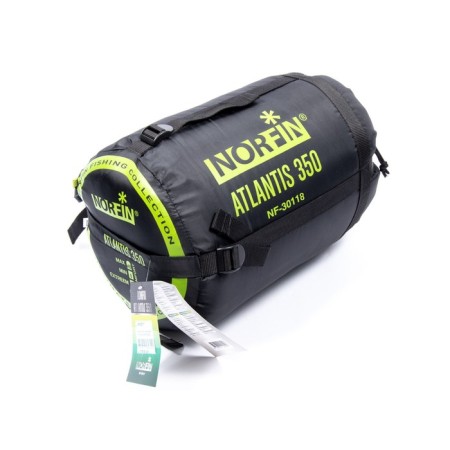 Sleeping bag Norfin Atlantis 350, cocoon, 1 layer, right, 220x80 cm, 0 ° C-6