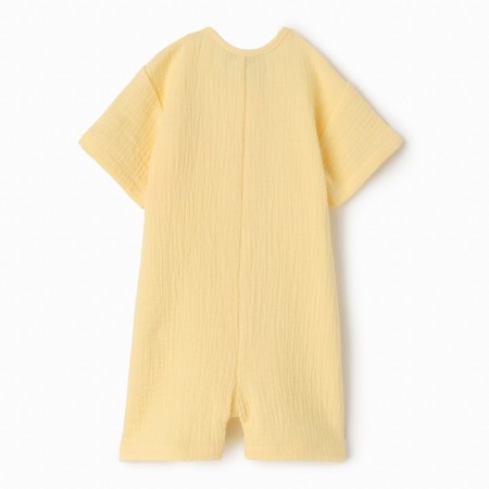 Kombinson (sandbox) Children's minku, yellow color, height 92-98 cm-9