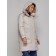 Coat insulated winter feminine, size 48, color light gray
