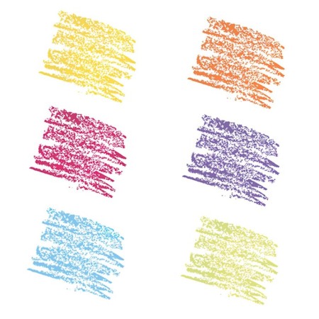Fields Color 6 colors, Jovi, round, for kids-6