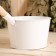 Bath bucket, 3.5 l, white