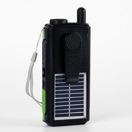 Battery Light, 1500 mAh, radio, column, USB-boiling, with a solar battery, mix-2