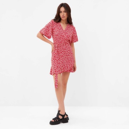 Women's dress Mist Flower, Red, R.48-6