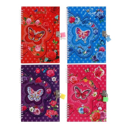 Notebook Gift Book on the castle, A5, 50 sheets, line, "Butterfly", mix