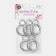 Karabin ring, 37 mm, d = 27/19 mm, thickness - 4 mm, with a mount of 12 × 3 mm, 5 pcs, silver color