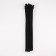 Lightning "Spiral", No. 3, detachable, automatic lock, 35 cm, black color