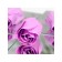 Soap roses, purple, set of 3 pcs.