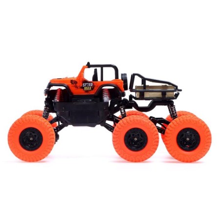 Radio -controlled jeep "Monster 6x6", works on the battery, mix-1