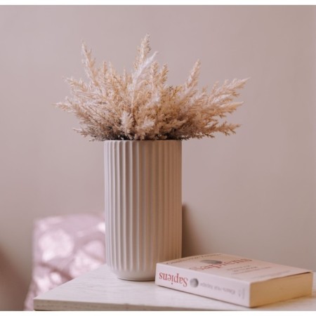 Decorative vase "Relief", 125 × 125 × 220 mm, powder color-1