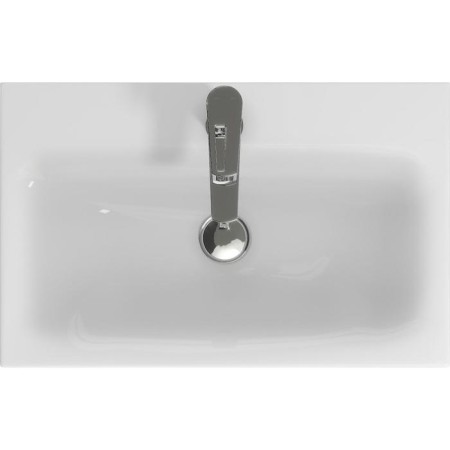 The built -in sink Cersanit Moduo 60 SLIM, with 1 hole for the mixer, white-2