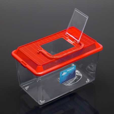 Carriage rectangular, 26.5 x 16.5 x 17 cm, red-2