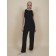 Female trousers, size XL, black color