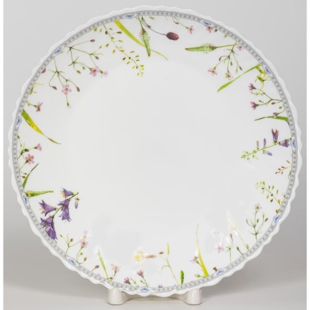 OLAFF plate "Grass", glass ceramic, d = 22 cm