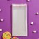 BOPP package with adhesive valve, transparent 10 x 18/4 cm, 25 μm