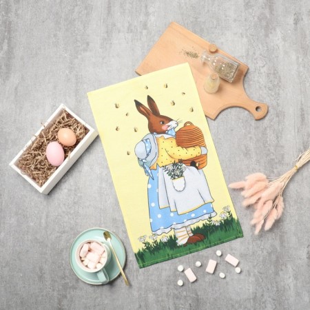 Catcelle kitchen. Dolyana "Bunny" 28x46 cm, horn, 100% HL, 160g/m2-5