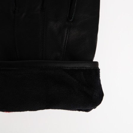 Male gloves, size 21, with insulation, black color-2