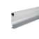 Aluminum profile plinth with backlight LED Strip Alm-5314-S-2M, 200x5.3x1.38 cm, silver color