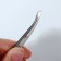 Pinzet is bent, wide, 8.5 cm, on the blist, the color is silver, B-5561-S