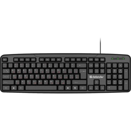 DEFender Astra HB-588 keyboard, wired, membrane, 104 keys, USB, black
