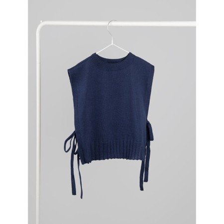 Knitted children's vests Amarobaby Bow, height 134 cm, blue color-13