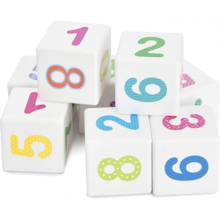 Cubes "School of Preschool. Funny arithmetic ”, without blocking, 12 pcs.-1