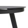 Dining table Leif, 900 × 900 × 750 mm, dark gray color