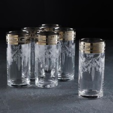 A set of glasses for the Russian Pattern juice, 290 ml, 6 pcs