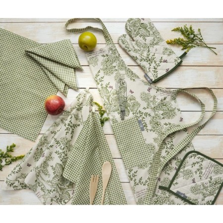Mittens-opening shakespeare, size 18x30 cm, green color-1