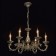 Aurora chandelier, size 62x90x62 cm, 360W 6xe14 IP 20