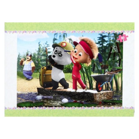 Puzzle "Masha and the Bear - 2", 80 elements, mix-23