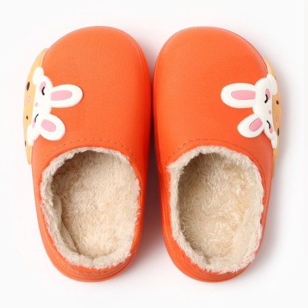 Baby slippers, size 28-29, orange color-5
