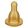 Latex large nipple with a X-shaped hole for cereals, from 6 months, set 2 pcs.