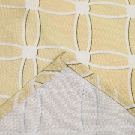 Set of curtains of openwork 147x267 +/- 3cm 2pcs, green, gabardin, p/e-3