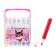 Flomasters 24 Colors thick with printed a ventilated cap, pink