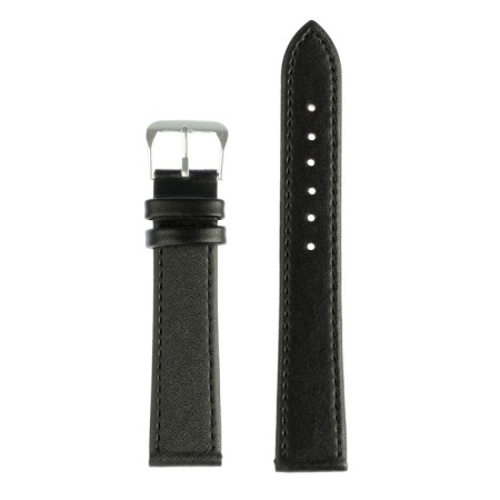 Solomon watch strap, 18 mm, genuine leather, L-20 cm, black-1