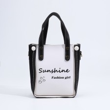 Bag Female Tout with zipper, black color