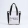 Bag Female Tout with zipper, black color