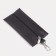 Key of zipper, length 13 cm, metal ring, brown color