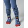 Children's tights with drawings CONTE KIDS Sof-Tiki, height 80-86 cm, color light jeans