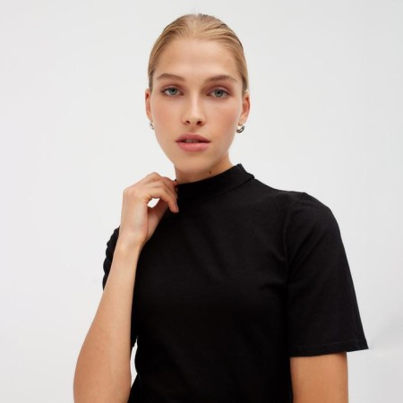 Jumper (body) Women's minku slim fit: Black color, river 48-3