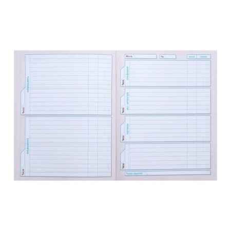 Diary for the music school "Alone with music", cover coated cardboard, two -tone block, 48 sheets-6