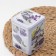 Bank with a lid for bulk products "Lavender-3", 860 ml, 8.7 × 8.7 cm, h = 11.4 cm